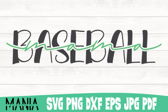 Baseball Mama Svg Cut File Design