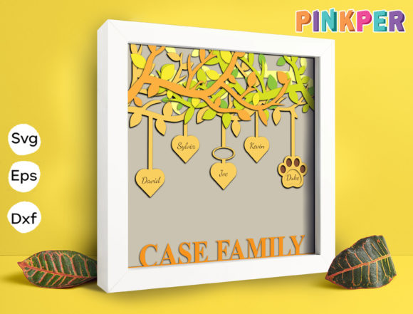 Custom Name Family Member Tree Light Box: A Creative Way to Display Your Heritage