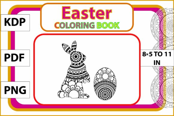 Easter Coloring Book KDP Interior Vol 2
