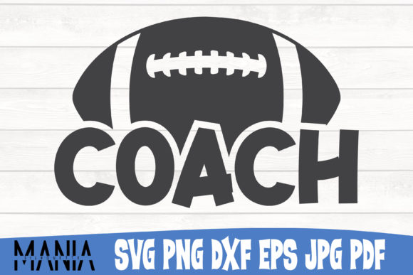 Football Coach Svg Cut File Design