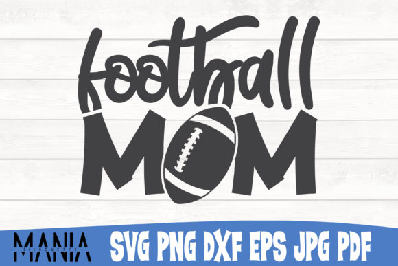 Football Mom Svg Cut File Design