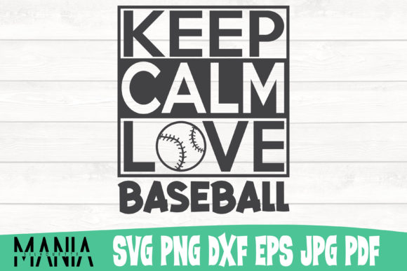 Keep Calm Love Baseball Svg: A Versatile Design Resource for Creators