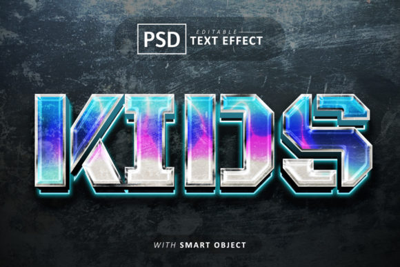 Kids 3d Text Effect Editable: A Versatile Design Tool for Creatives