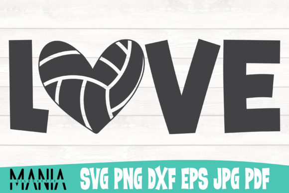 Love Volleyball Design SVG Cut File: A Versatile Tool for Creative Projects