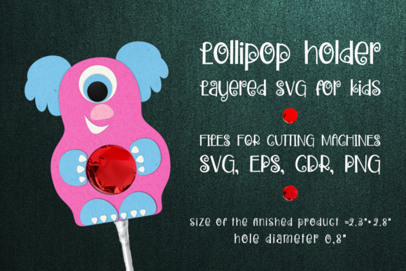 One Eyed Monster Lollipop Holder Svg: A Creative and Practical Design for All