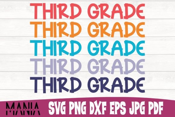 Third Grade SVG Cut File Design: A Creative Tool for Young Learners