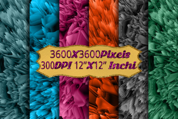 Vibrant Abstract 3D Digital Paper Textur: A Creative Asset for Designers and Hobbyists